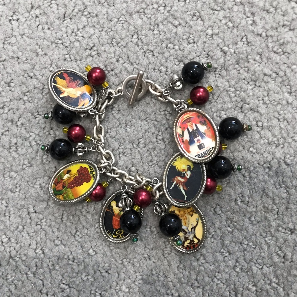 Hand Made Bracelet 3.5” Wide